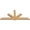 Ekena Millwork Kennewick Timber Gable Bracket, Western Red Cedar, 84"W x 38"H x 3 1/2"D x 5 1/2"F, 11/12 Pitch GBW084X38X0406KEN00SWR - alternate 3